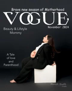 Maternity Photoshoot on Vogue Magazine