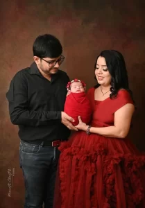 Newborn baby Photoshoot with parents