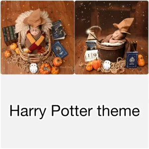 Newborn baby Photoshoot Harry Potter Theme