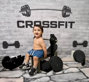 Baby shoot Gym theme