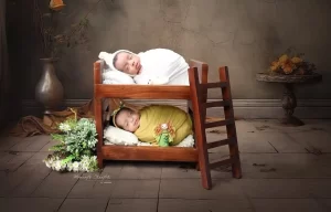 Newborn Twins Baby Photoshoot
