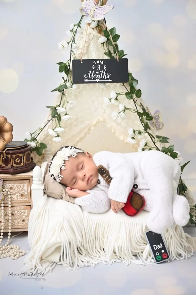 4 Months Baby Photoshoot Delhi