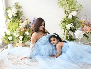 Maternity Shoot Sky Blue Gown3