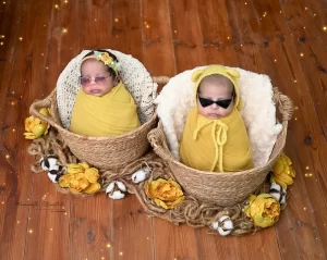 Twins Newborn Baby Photoshoot Delhi2