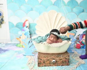 Newborn Baby Photoshoot - Before Editing