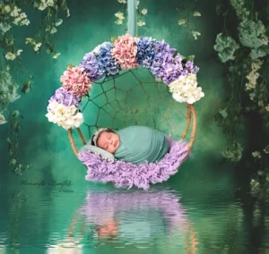 Newborn baby shoot - After editing