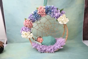 Newborn shoot picture - Before Editing