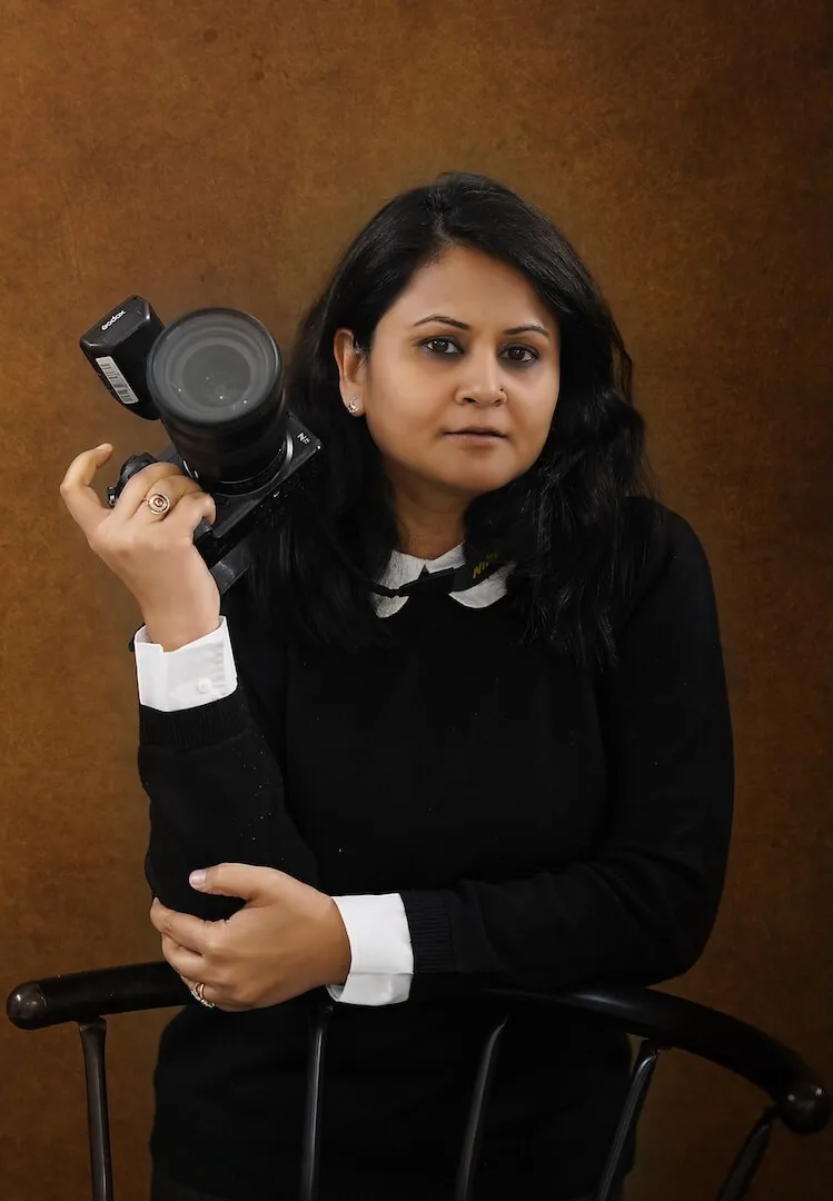 Anushka, founder and maternity photographer at Moments Creator, Dwarka Delhi
